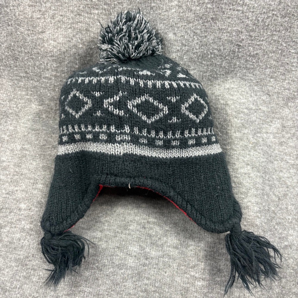 Kids Camo Fleece Trapper Hat w Mittens Set 2T-4T Winter Warm Playcore Practical - Picture 11 of 14